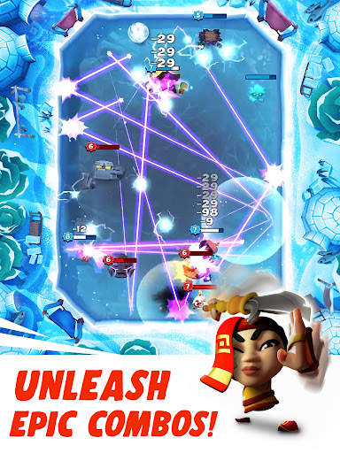 Smashing Four: PvP Hero bump 10 تصوير الشاشة