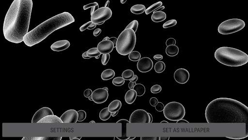 Blood Cells Particles 3D Parallax Live Wallpaper screenshot 16