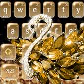 Diamond Swan Lovers Keyboard on 9Apps