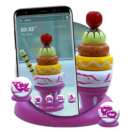 Multicolor Ice Cream Launcher icon