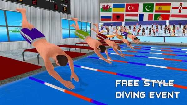 Real Water Swimming Pool Race Water Park Adventure screenshot 4