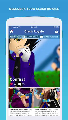 Batalha Real Amino para Clash Royale em Português screenshot 2