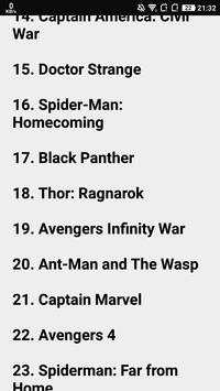 DC Marvel Chronology 3 تصوير الشاشة