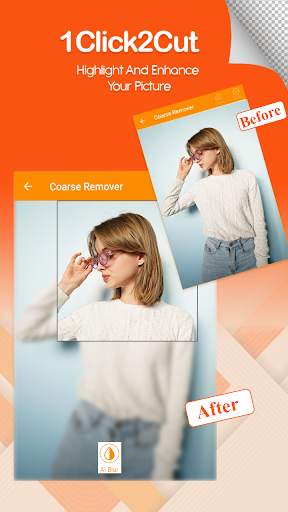 1Click 2CUT: AutoCut AutoBlur Background Eraser screenshot 6
