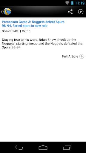 Denver Basketball News screenshot 2