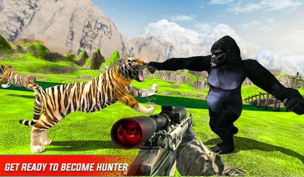 Angry King kong Attack-Wild Animal Shooting screenshot 9