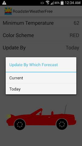 Roadster Weather Widget Free screenshot 4