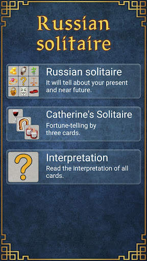 Fortune telling solitaire screenshot 1