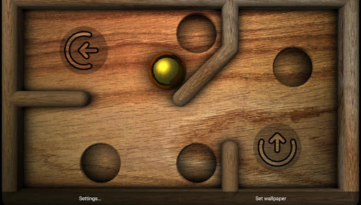 Marble Maze Wallpaper Game XL screenshot 7