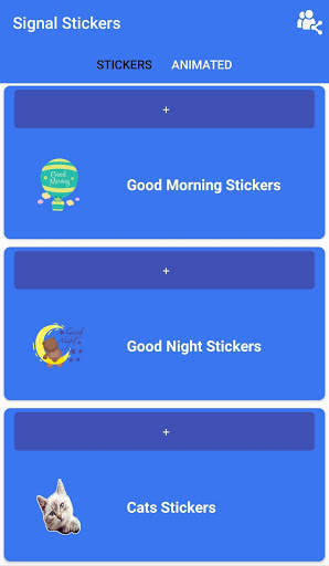 Signal Stickers & Animated screenshot 6