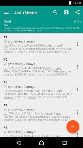 Json Genie (Viewer & Editor) 2 تصوير الشاشة