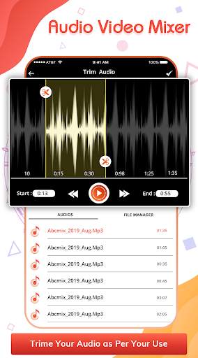 AV Mixer : Audio Video Mixer & MP3 Ringtone Maker screenshot 5