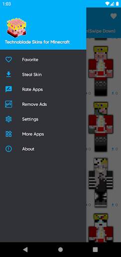 Technoblade Skins for Minecraft PE screenshot 5