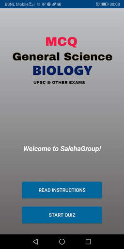 General Science Biology Test 3 تصوير الشاشة