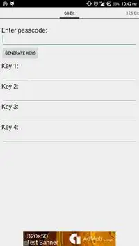 WEP Keygen screenshot 1