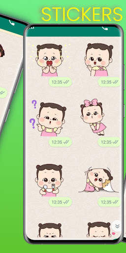 Animated Funny Baby Stickers screenshot 7