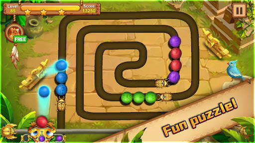 Jungle Marble Crush - Zuma screenshot 1