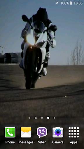 Motorcycle Video Wallpaper screenshot 2