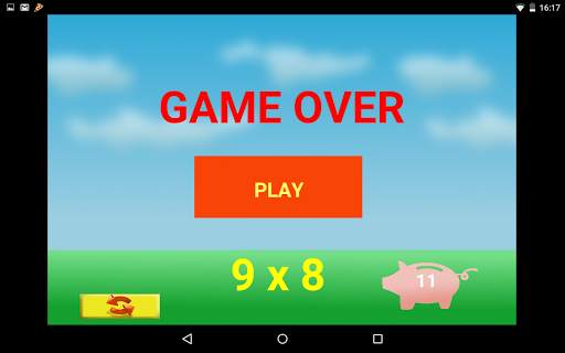 Multiplication Tables Game screenshot 8