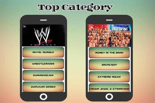 WWE Videos : All Event Videos स्क्रीनशॉट 2