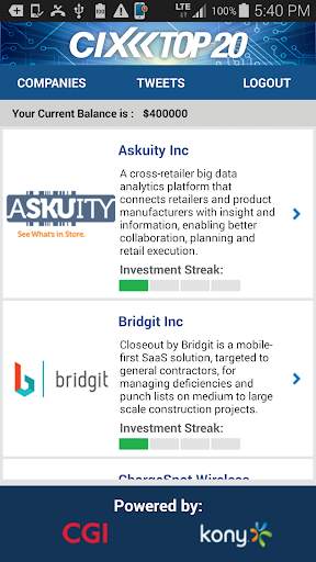 CIX 2014 screenshot 2