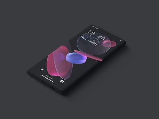 MIUI12.5 Geometry Dark Theme for EMUI 11/10/9/8/5 screenshot 1