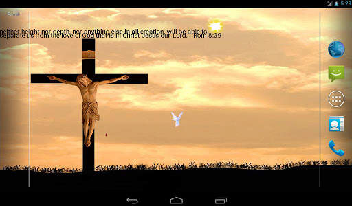 jesus on cross LWP free screenshot 3