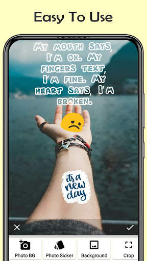 Text on Photo with style - Photos Text Editor screenshot 2