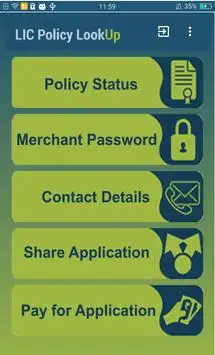 LIC POLICY LOOKUP screenshot 1