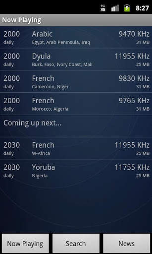 Adventist World Radio Schedule screenshot 1