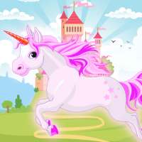 Princess Unicorn Running Game logo