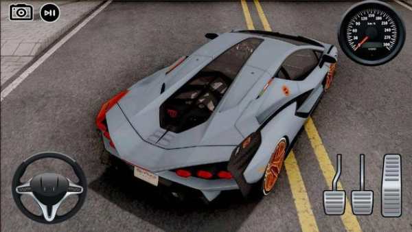 Driving Lamborghini Sian New Drift Simulator screenshot 3