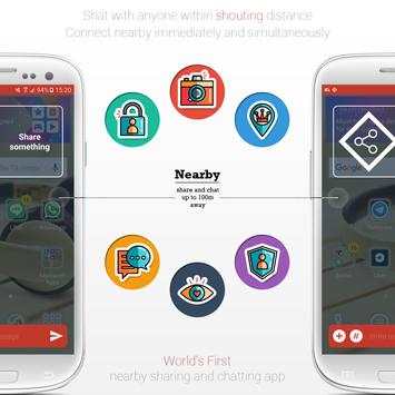 Shat - Share and Chat Nearby screenshot 1