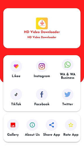 HD All Video and Photo Downloader 2020 screenshot 1
