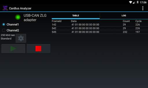 CanBus Analyzer - CANalyst-II screenshot 5