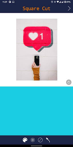 Square Cut, No Crop & Blur for Instagram screenshot 4