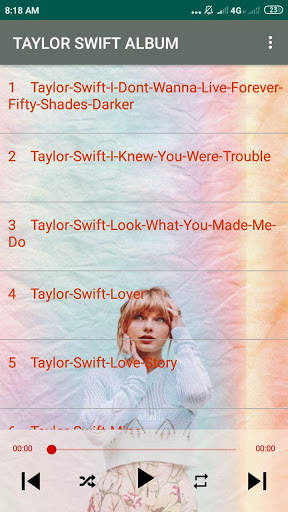 Taylor Swift Songs Offline 2020 - Cardigan screenshot 1