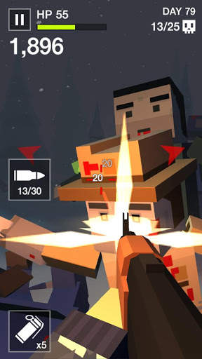 Cube Killer Zombie - FPS Survival screenshot 4