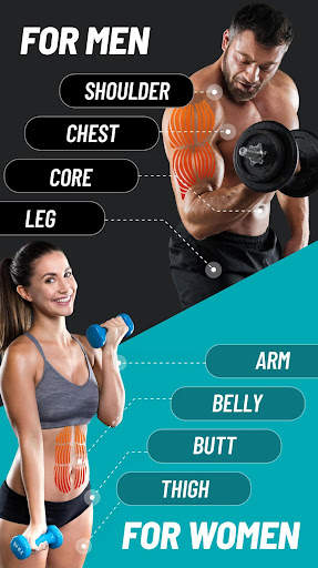 Dumbbell Workout at Home screenshot 3