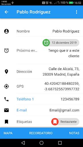 ClientiApp - Gestión de clientes screenshot 2