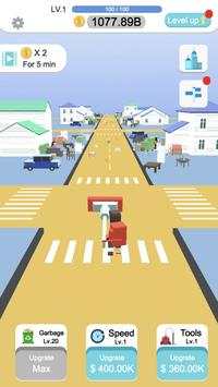 Idle Clean Road 3D screenshot 4