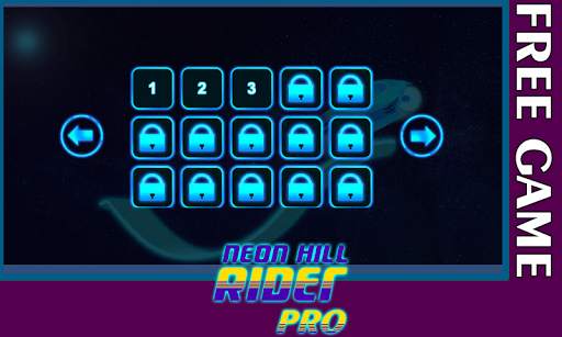 Neon Hill Rider Pro - Neon hill rider pro racing screenshot 7