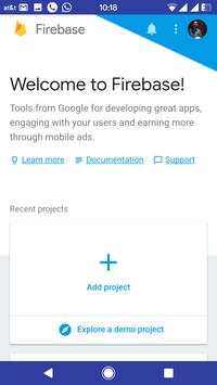 Firebase screenshot 1
