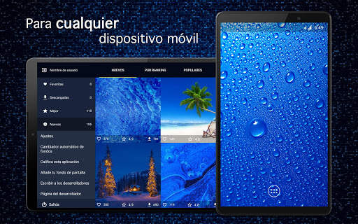 Fondos de pantalla azules 4K screenshot 5