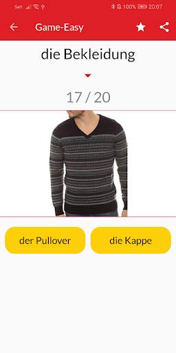 Learn German vocabulary free screenshot 4