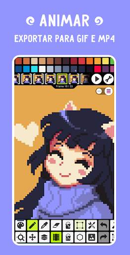 Pixel Studio: pixel art editor screenshot 2