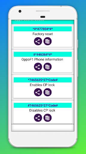Secret Codes for Oppo Mobiles Free screenshot 2