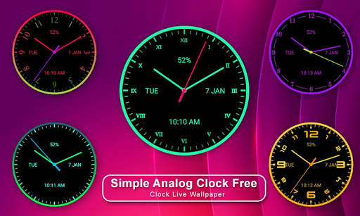 LED Clock live wallpaper app screenshot 3