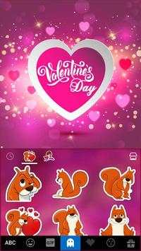 Valentine's day Kika Keyboard स्क्रीनशॉट 4