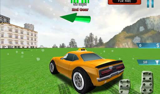3D Santa Taxi Drive screenshot 9